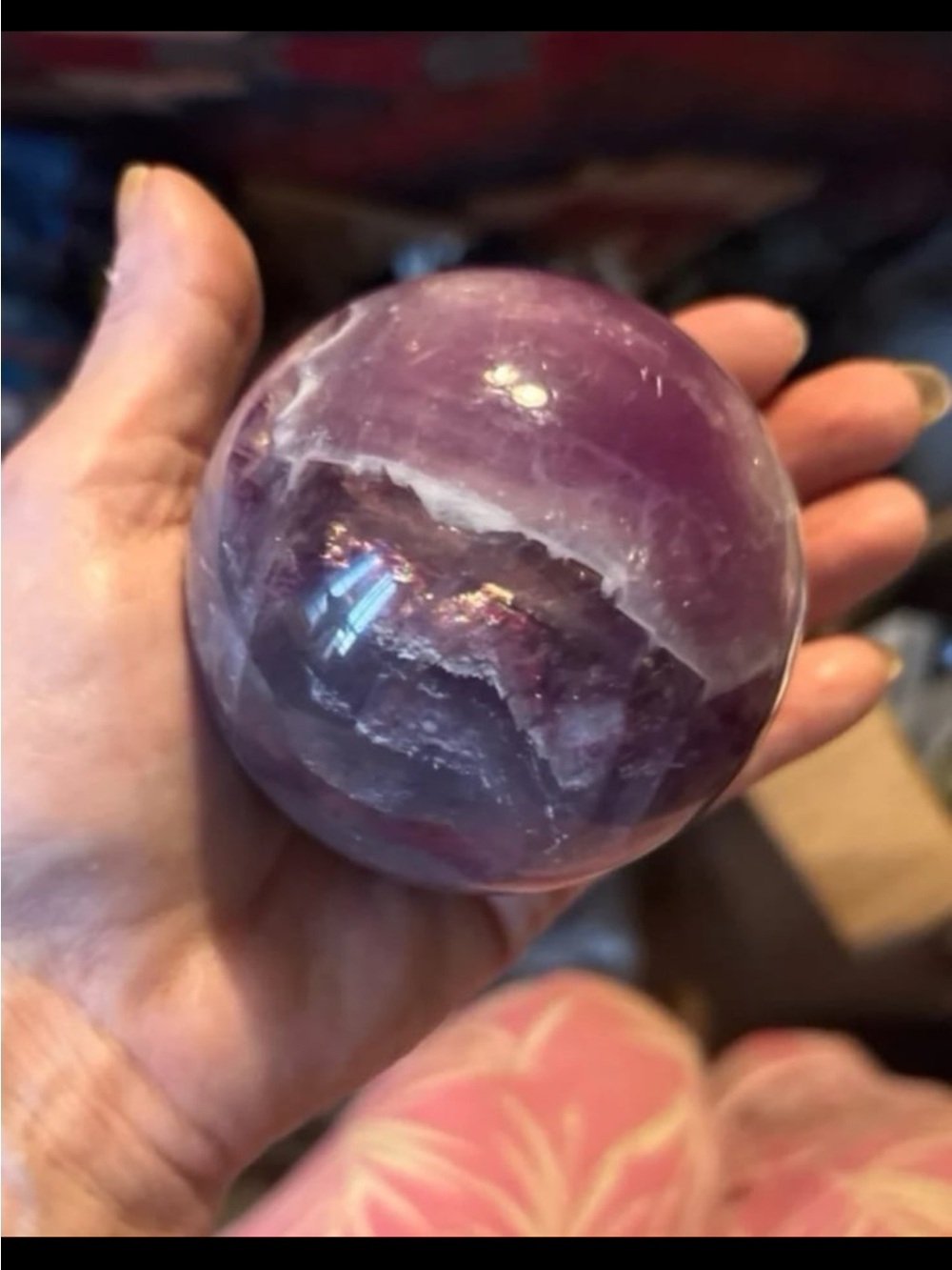 Candy Fluorite Sphere Large UHQ